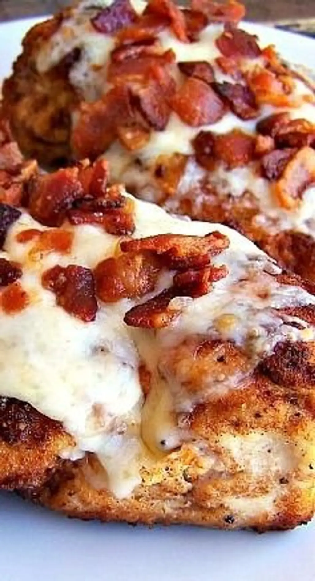 Parmesan Crusted Chicken with Bacon