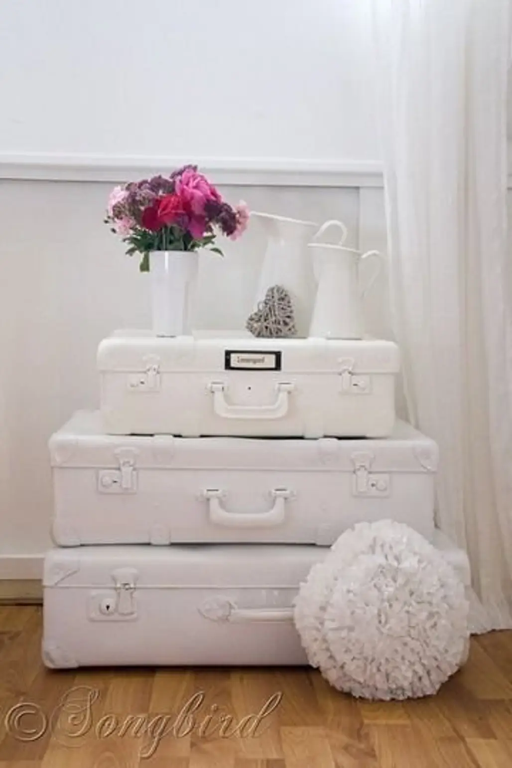 Painted Suitcases