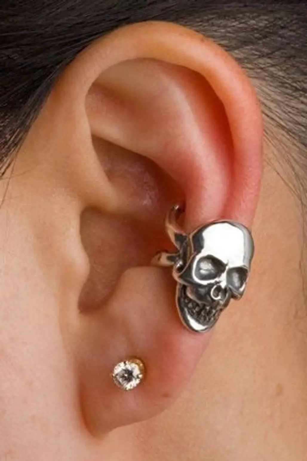Skull Ear Cuff