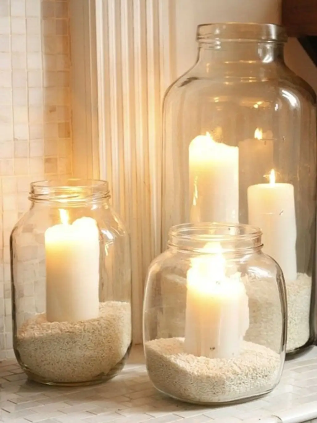 candle,lighting,mason jar,flameless candle,decor,