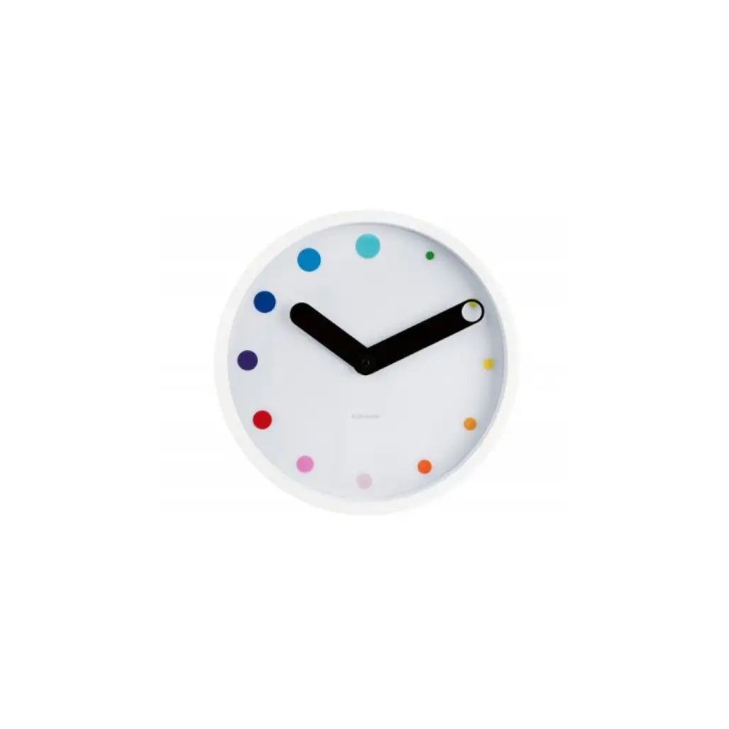 Present Time Karlsson Eclipse Wall Clock, White
