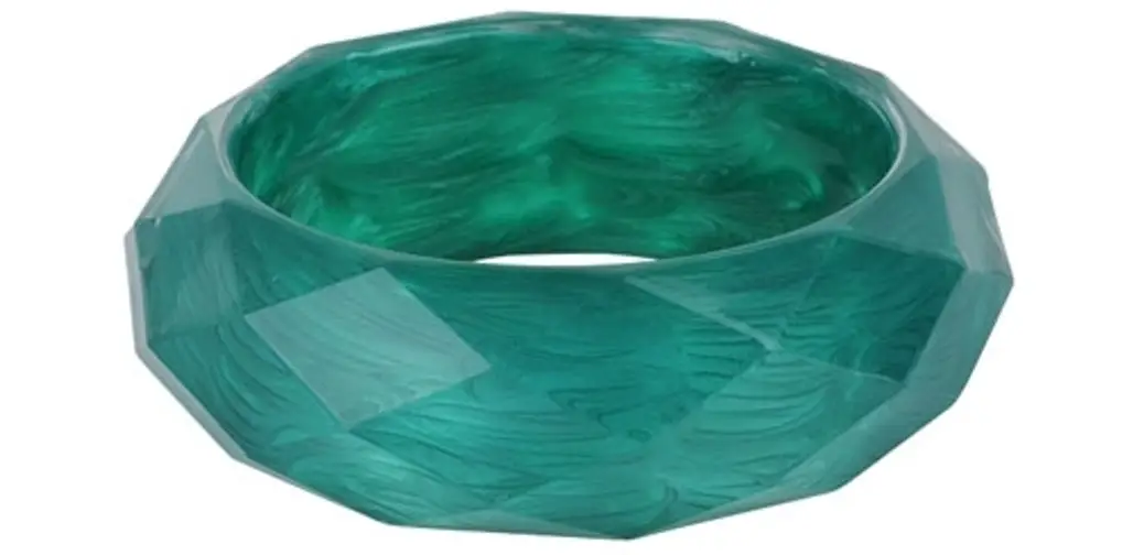 Forever21 Faceted Swirl Solid Bangle