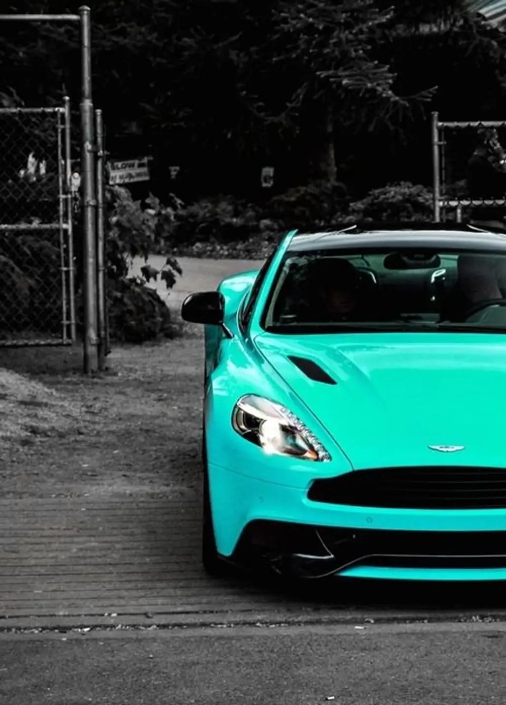 Tiffany Blue Aston Martin