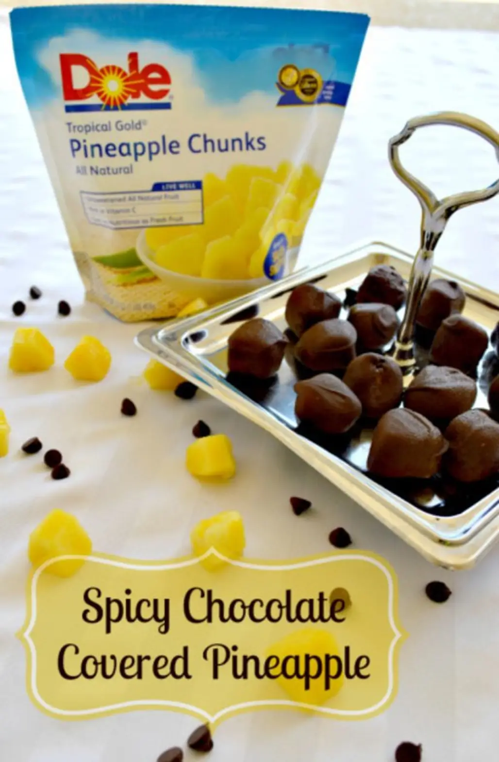 Spicy Chocolate Covered Pineapple
