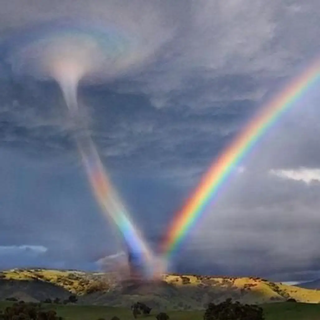 Tornado and Rainbow
