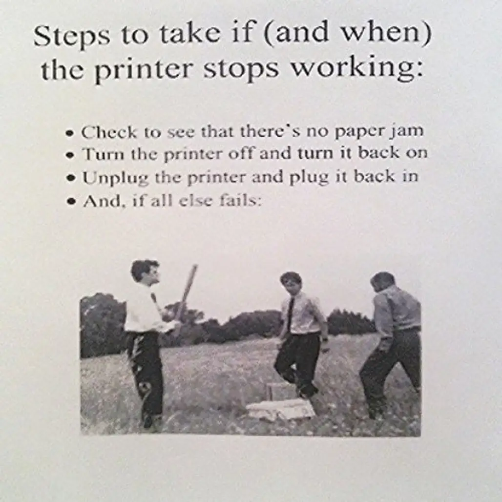 F@#$*ing Printer!