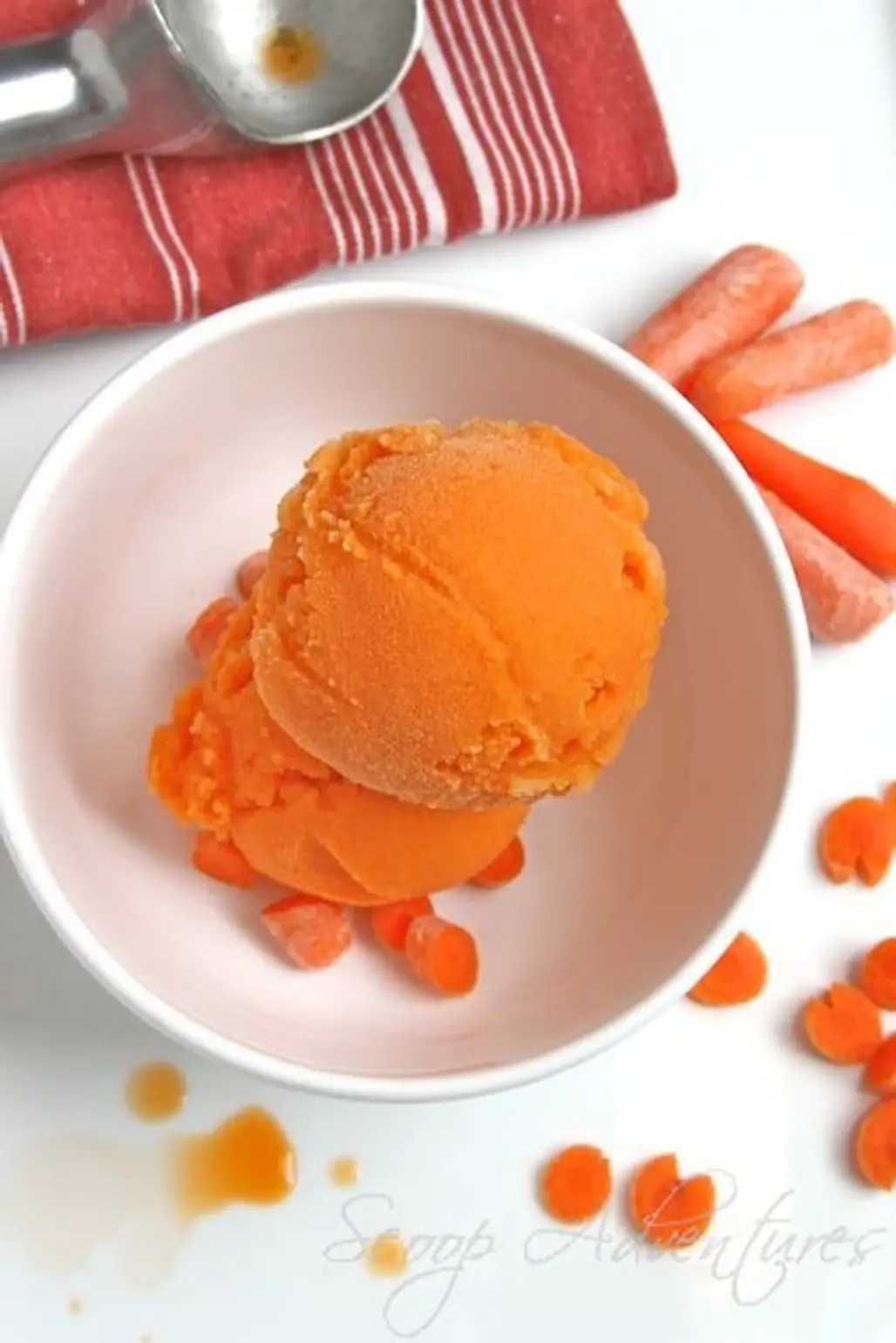 Carrot and Orange Ice Cream