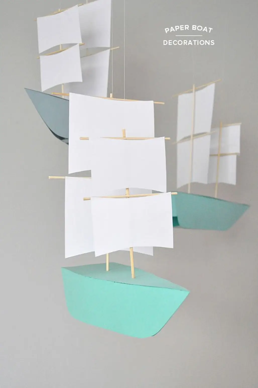 Paper Boat Decorations