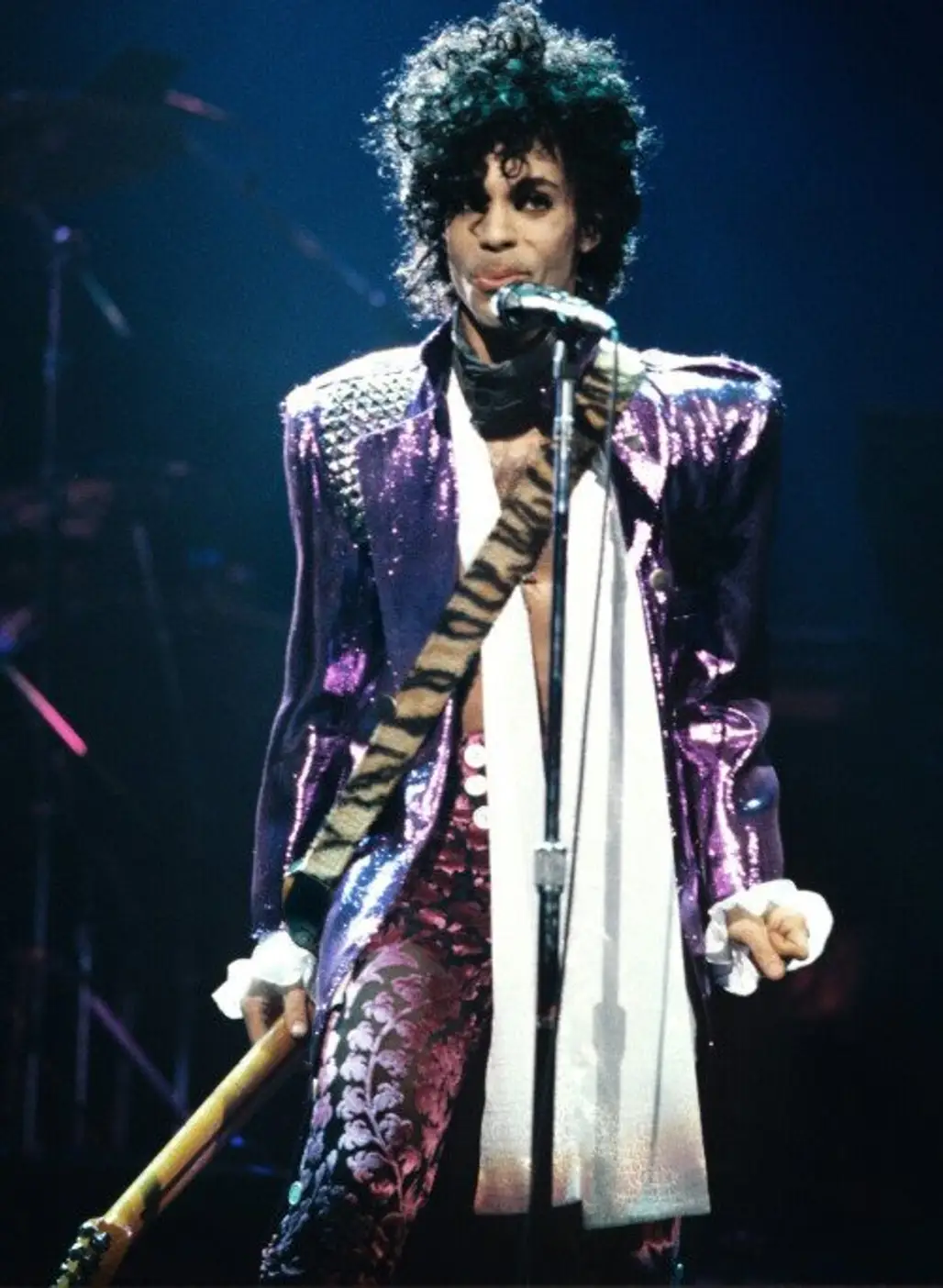 He Sure Loved (and Rocked) Purple!