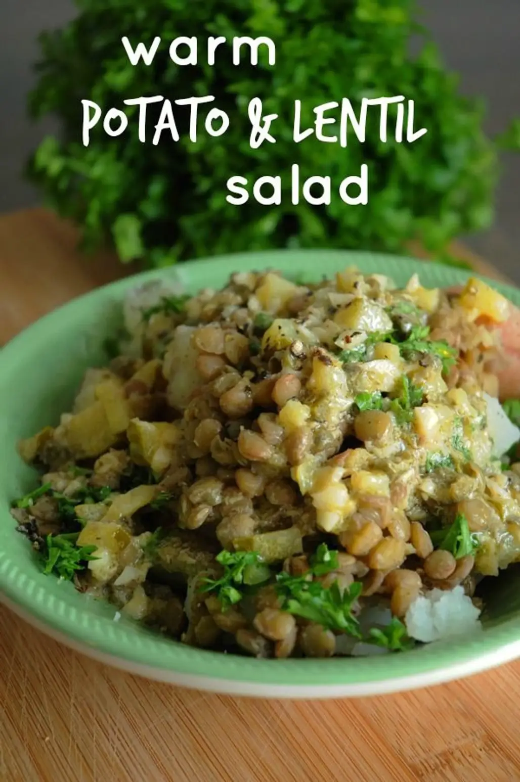 Warm Potato and Lentil Salad