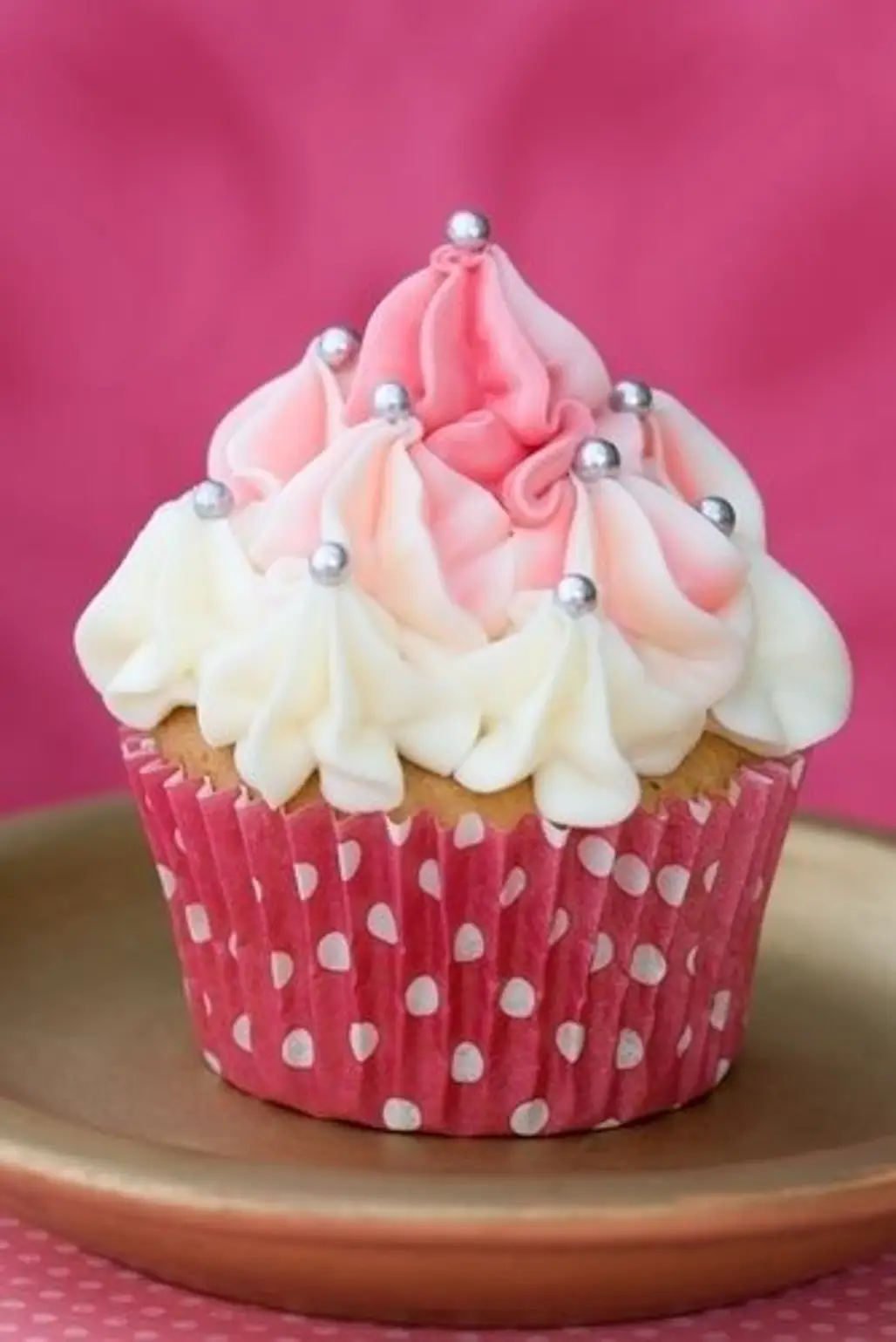 Pink Gradient Cupcakes