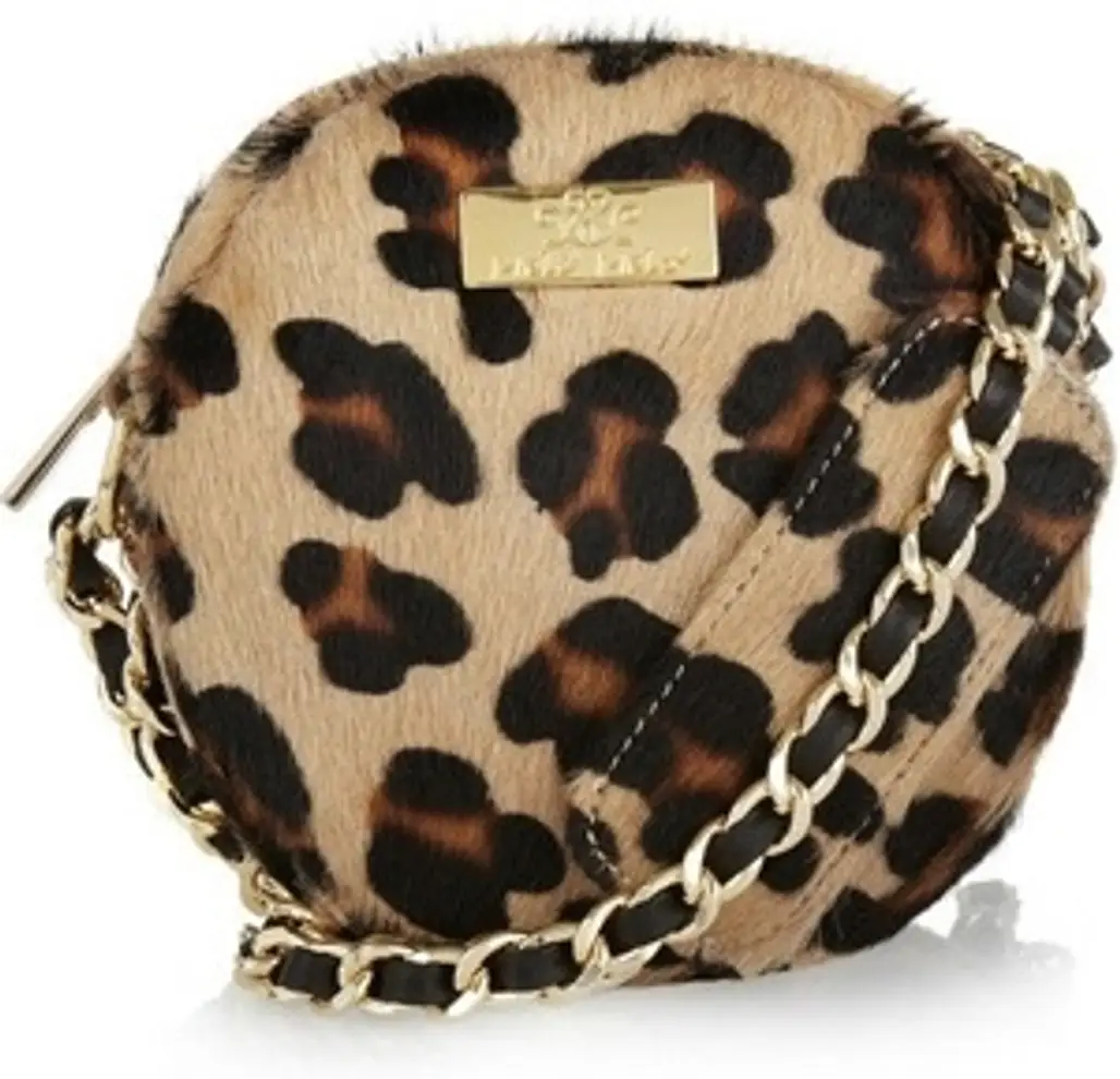 Meli Melo Mini Bon Bon Leopard Print Calf Hair Bag