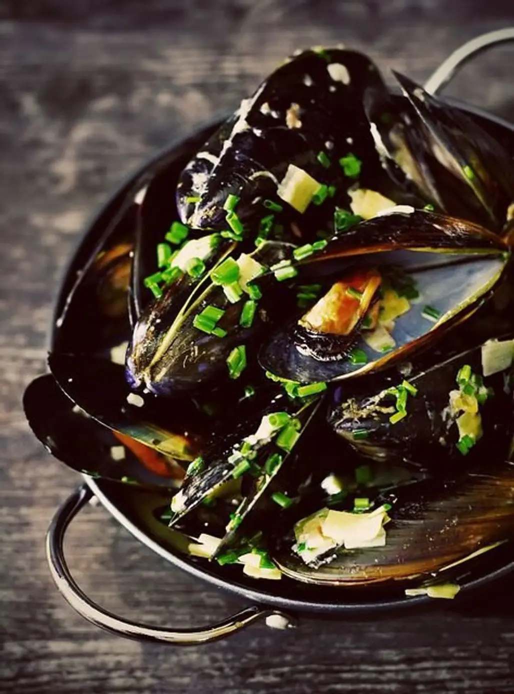 Mussels with Leek, Garlic and Sherry Cream
