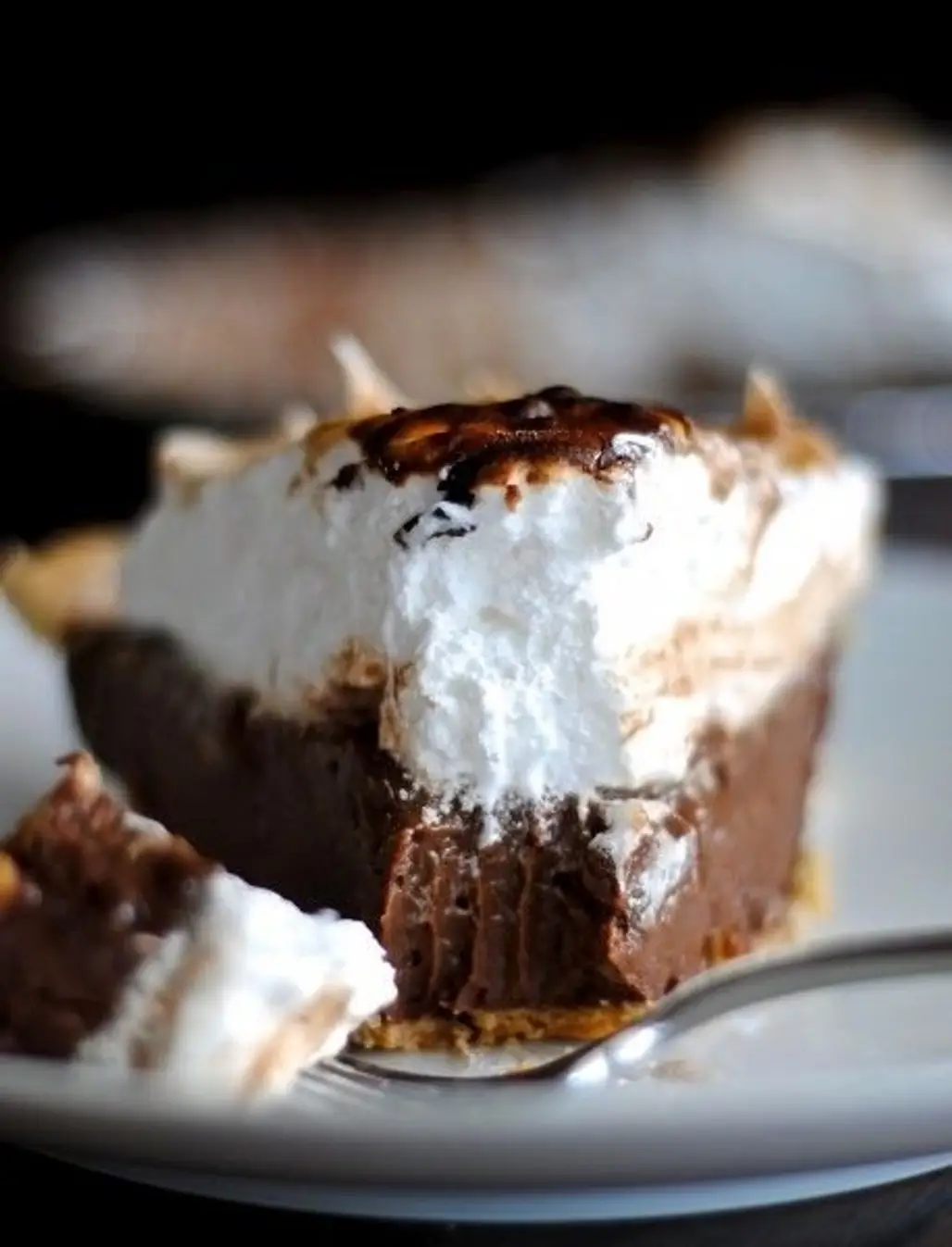 Chocolate Cream Pie with a Toasted Marshmallow Topping