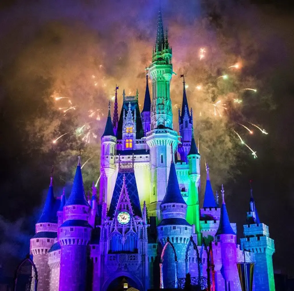 Disney World, Cinderella Castle,Walt Disney World,Cinderella Castle,amusement park,walt disney world,