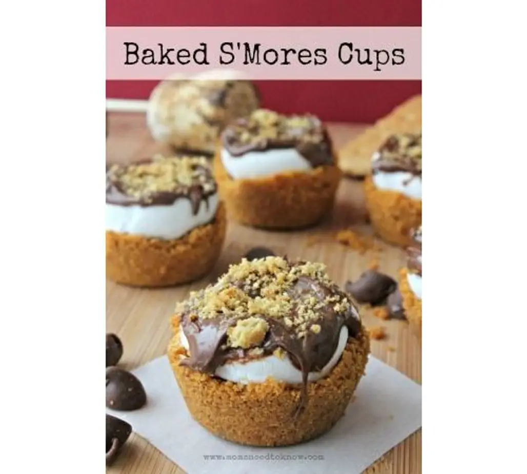 Baked S'Mores Cups