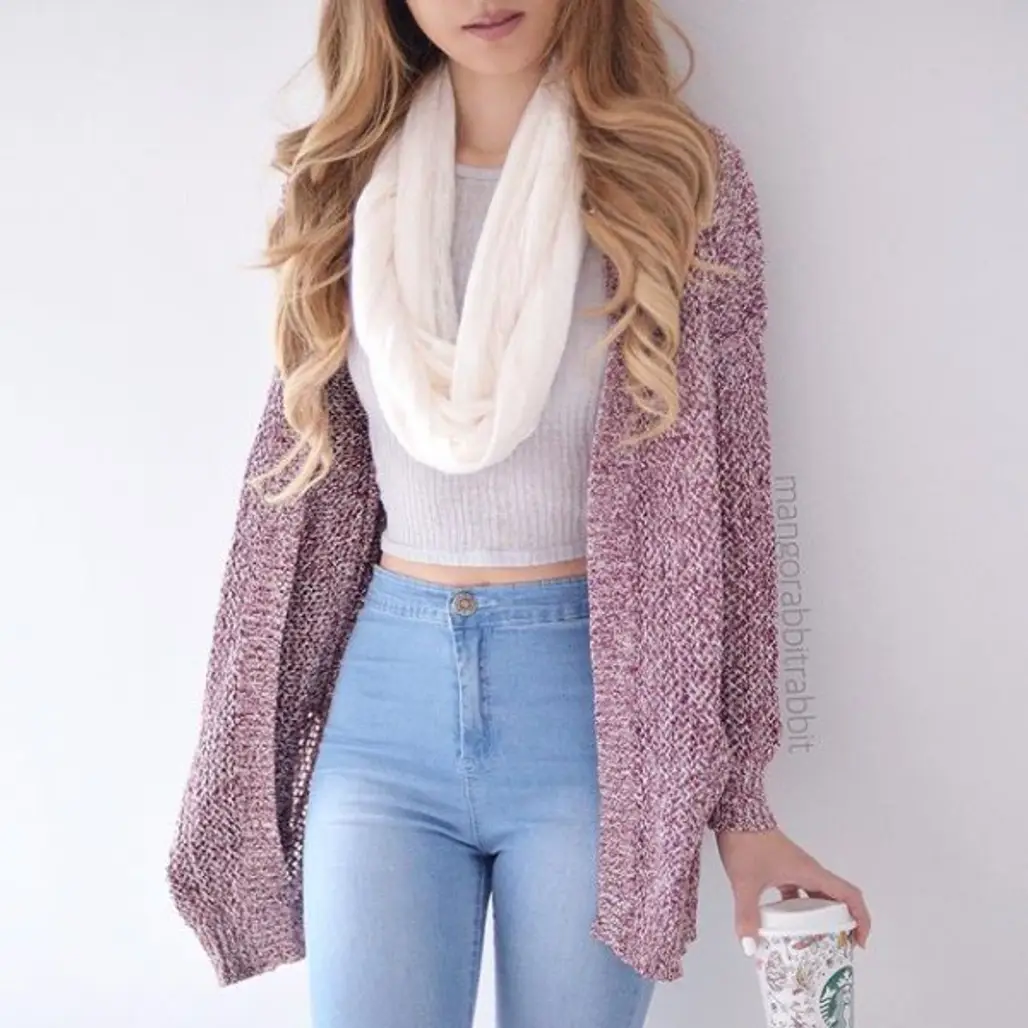clothing, jacket, lilac, lavender, sweater,
