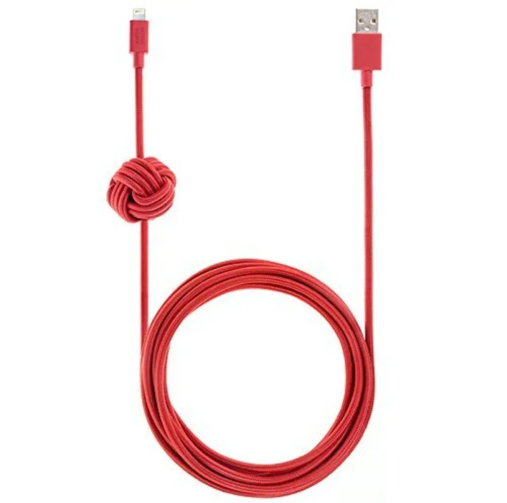Night Cable Lightning Cable, Red