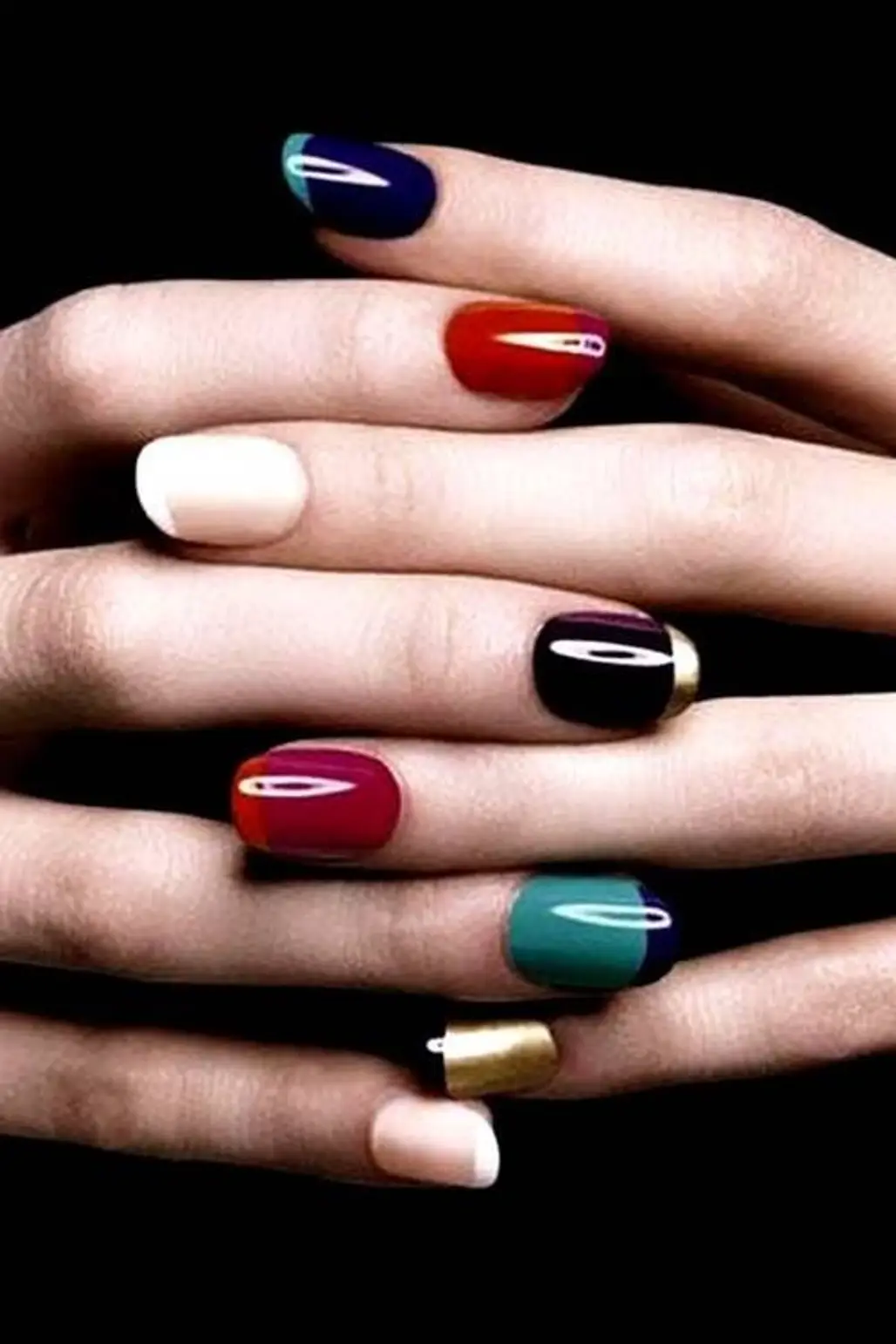 Multicolored Manicure