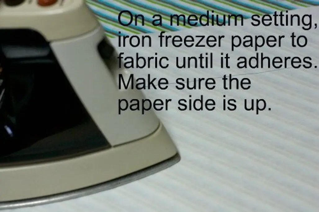 Cut Patterns on Freezer Paper