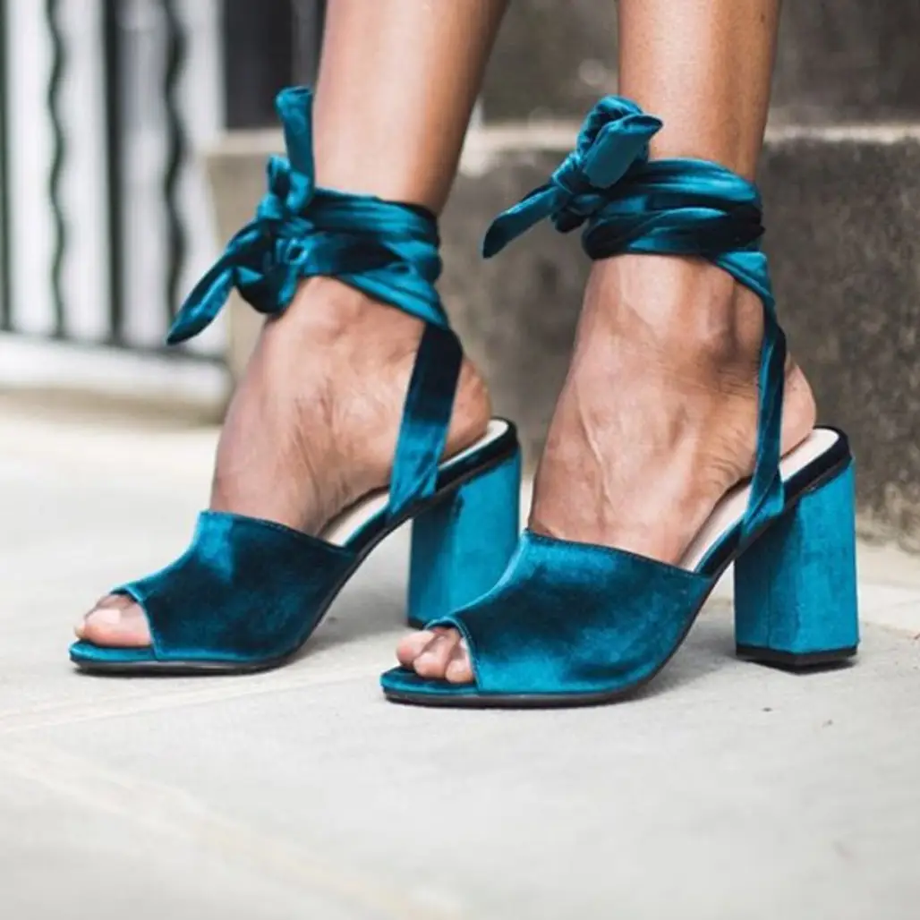 footwear, high heeled footwear, blue, green, shoe,