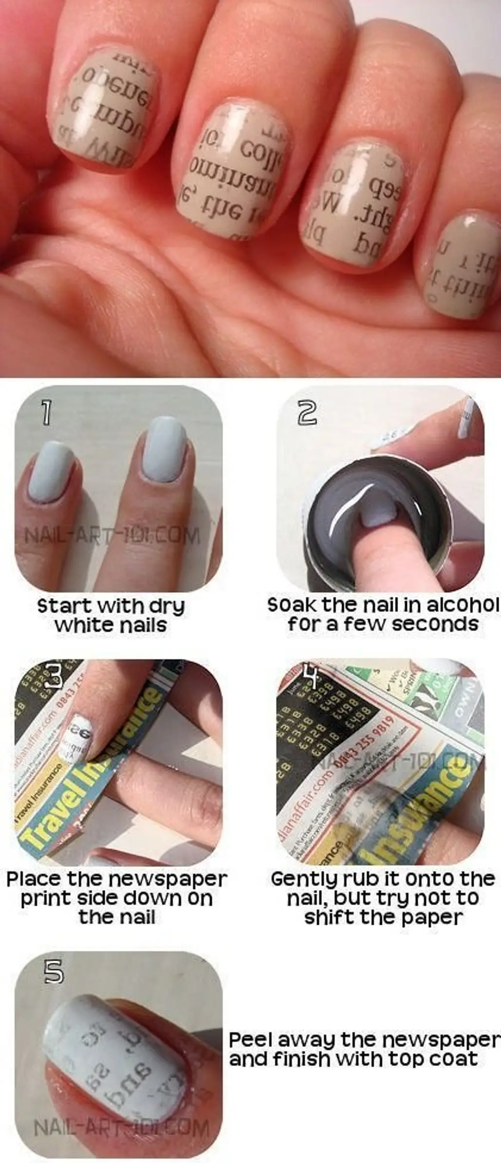 Newspaper Nails - Instructables
