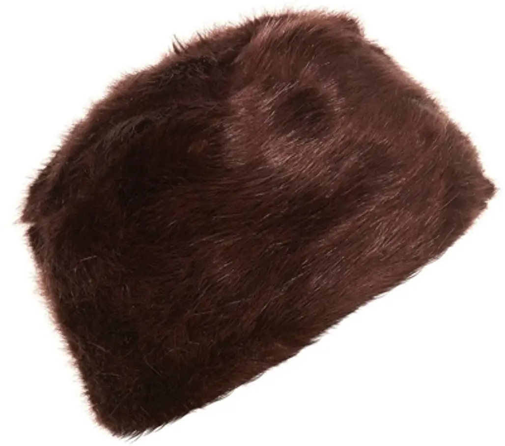 Topshop Glossy Faux Fur Cossack