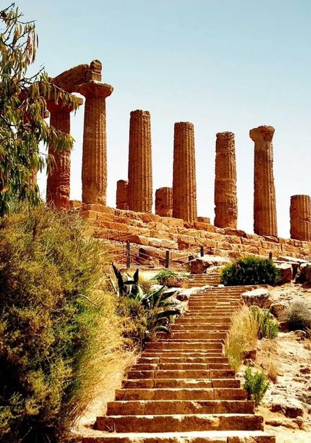 The Temple of Hera and Juno Lacinia, Agrigento, Sicily
