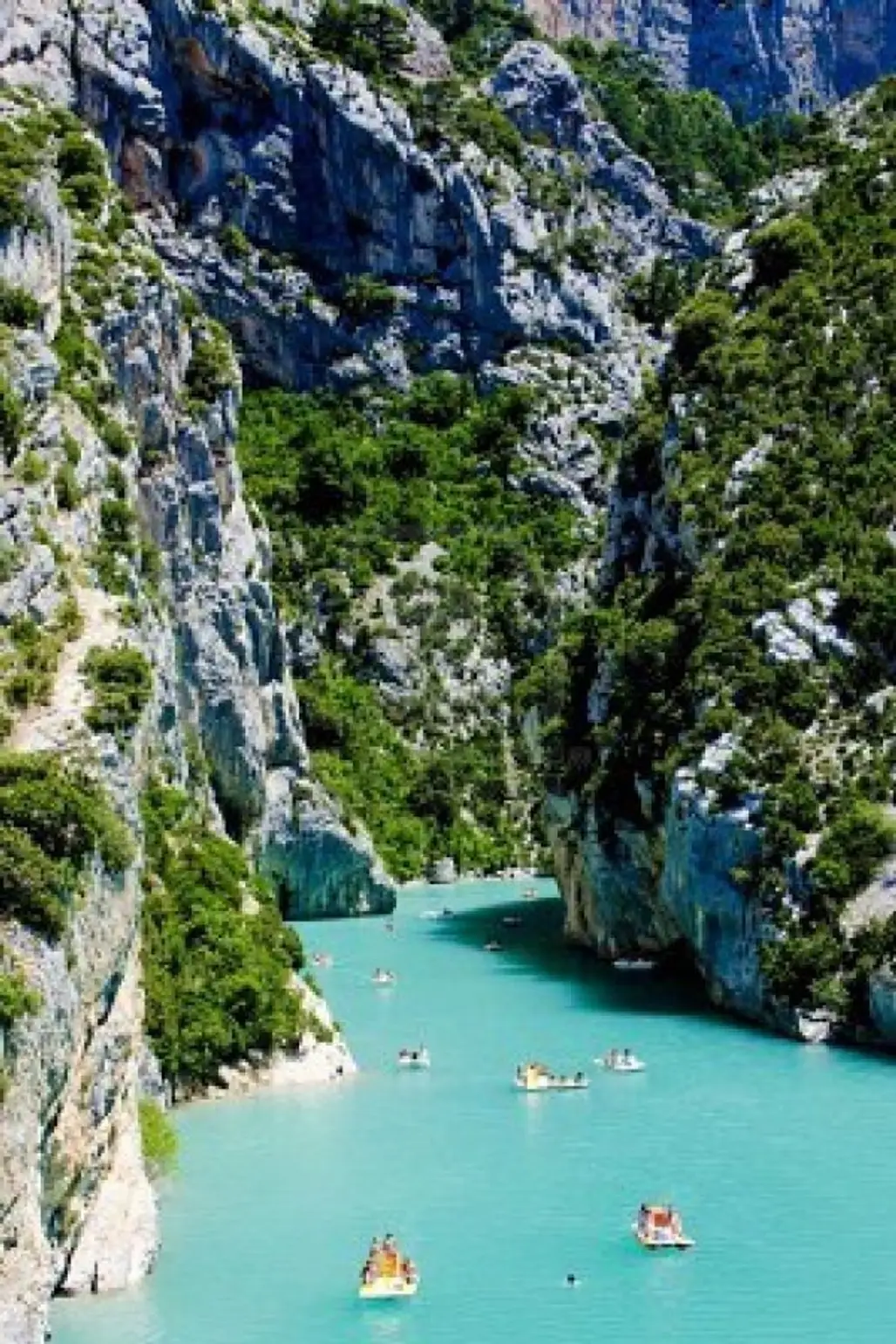 Get Deep down in the Verdon River Gorge