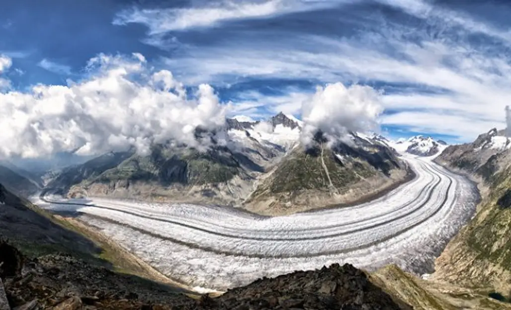 Visit Europe's Largest Ice Age Giant: Aletsch Glacier
