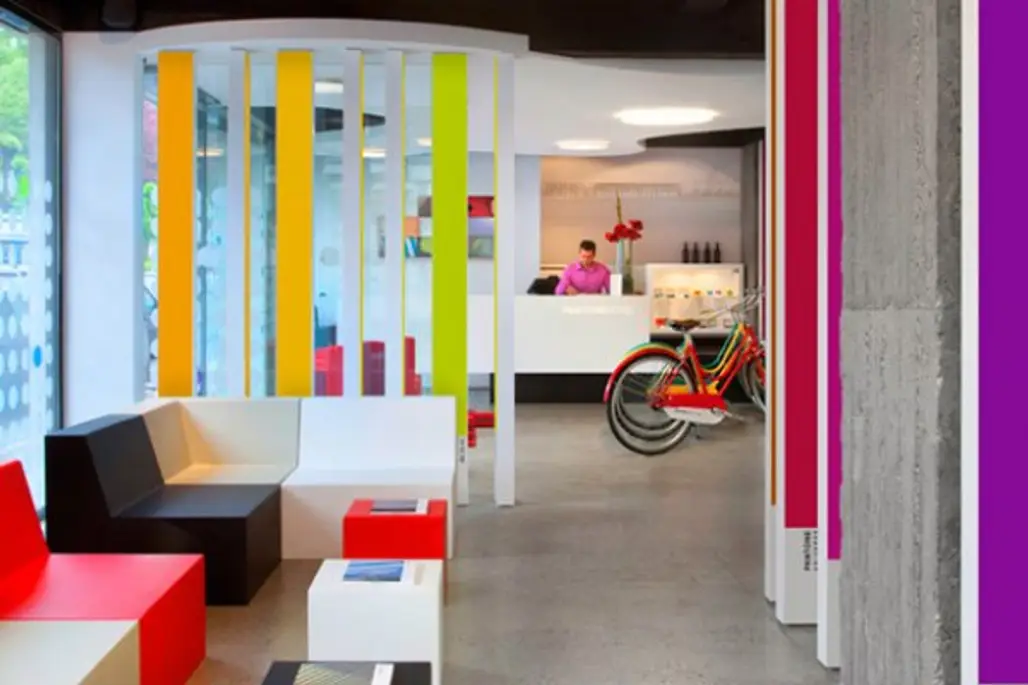 All the Colors of the Rainbow, the Pantone Hotel, Brussels, Belgium