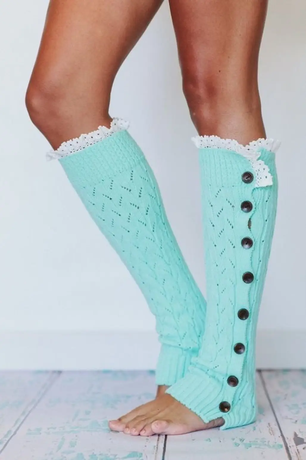 Tiffany Blue Boot Socks