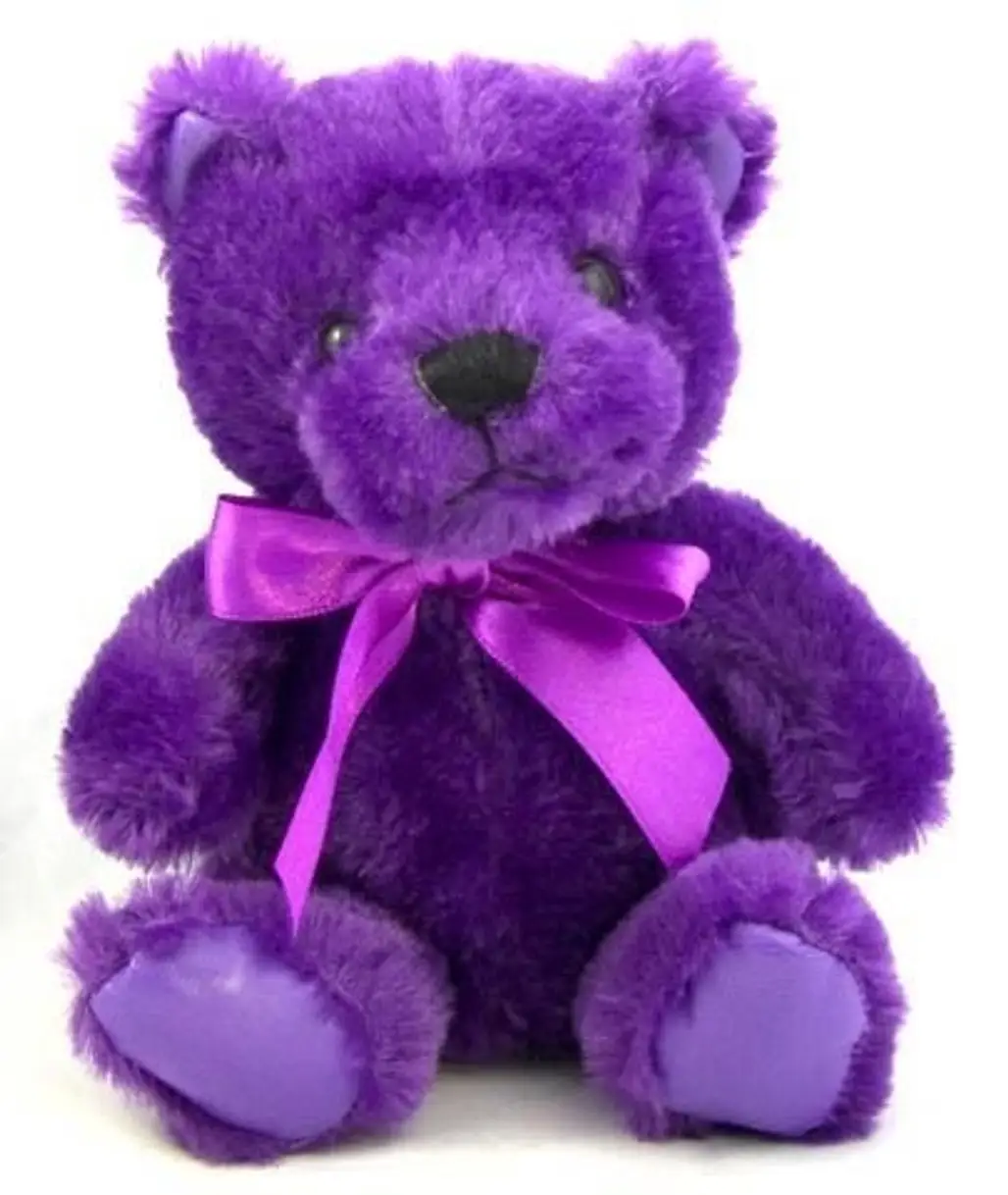 Plush Purple Teddy Bear