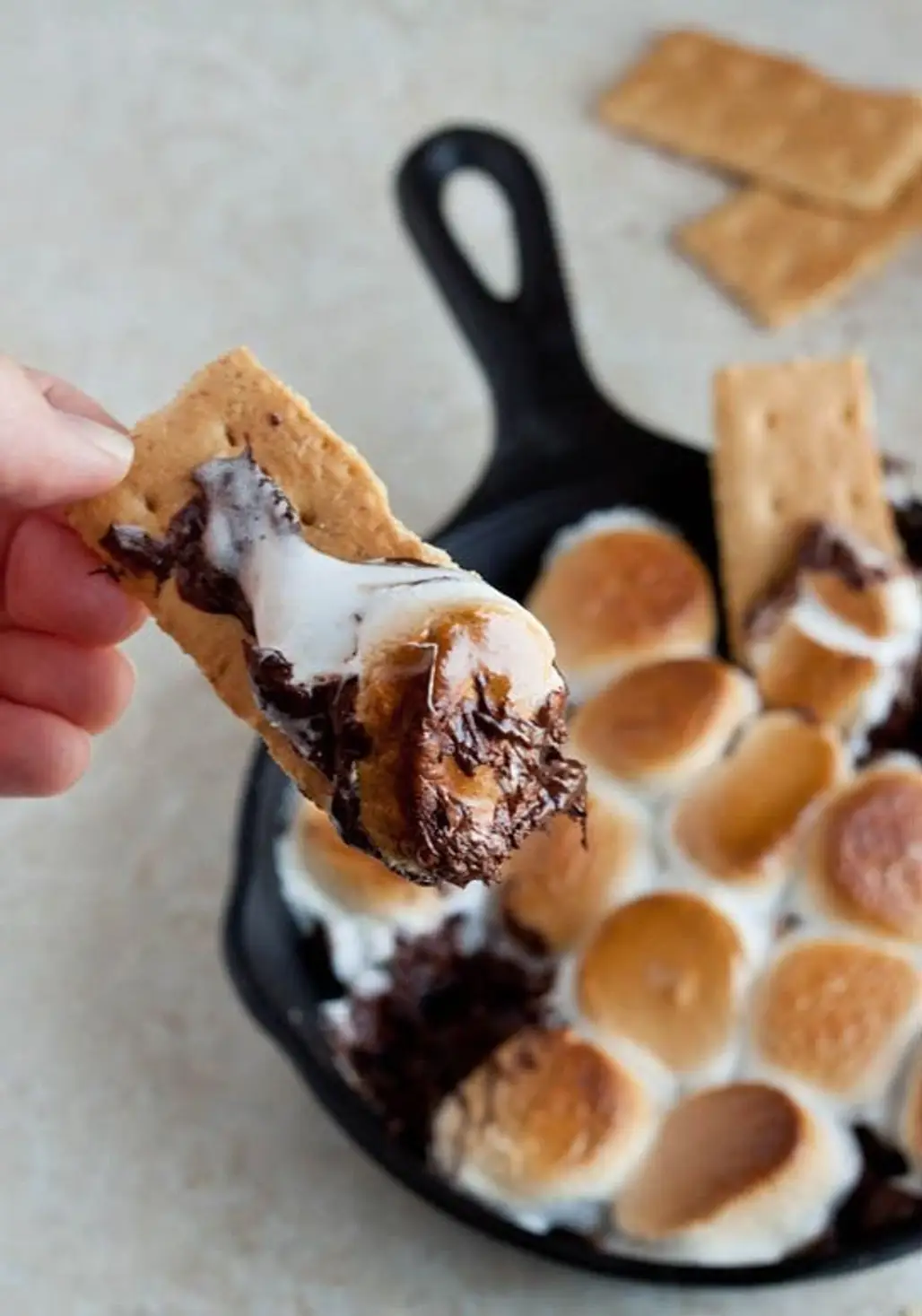 Cast-iron Skillet S'mores