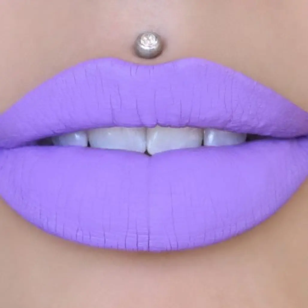 mouth, lilac, close up, lip,