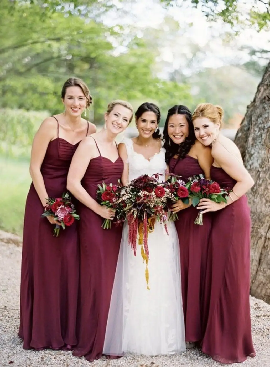 Vibrant Bridesmaid Dresses