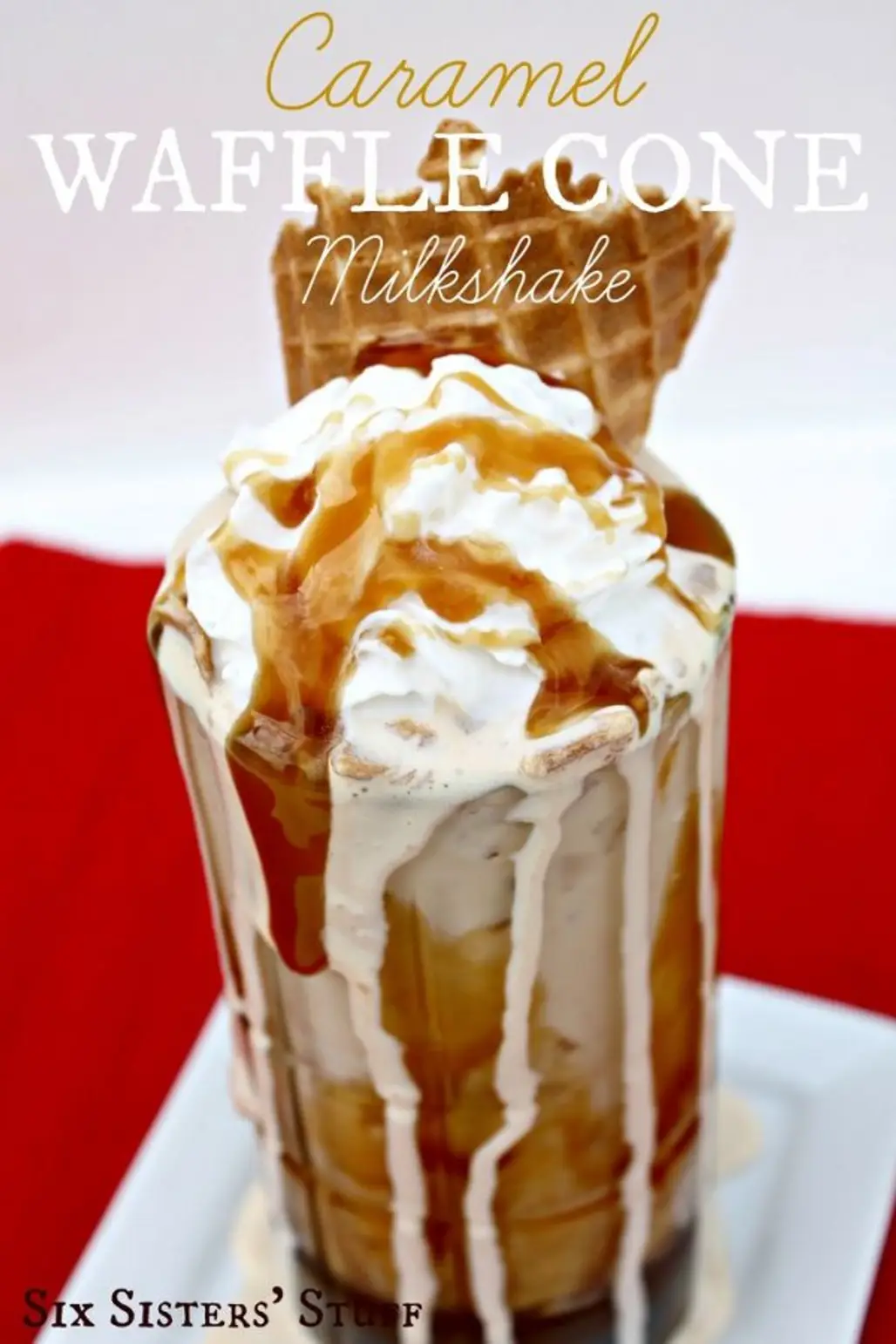 Caramel Waffle Cone Milkshake