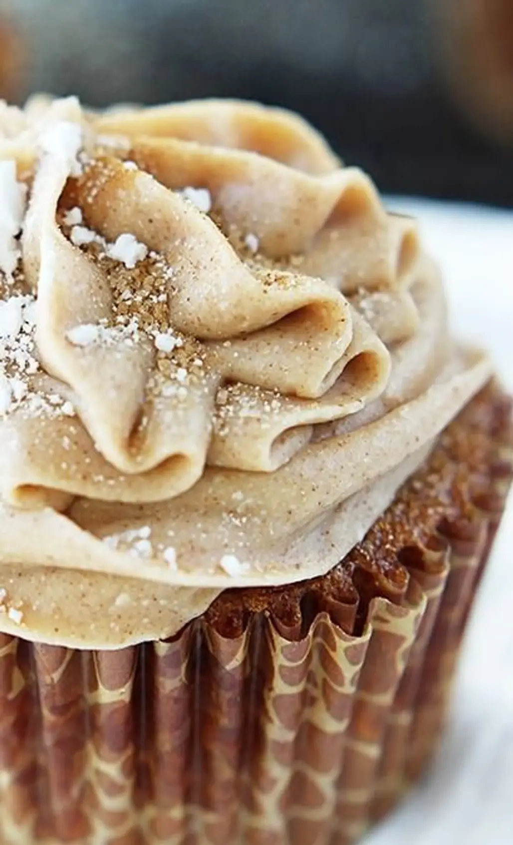 GINGERBREAD CUPCAKES with CINNAMON CREAM CHEESE FROSTING