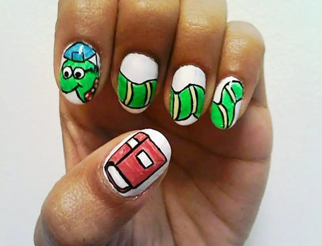 nail,finger,green,hand,manicure,
