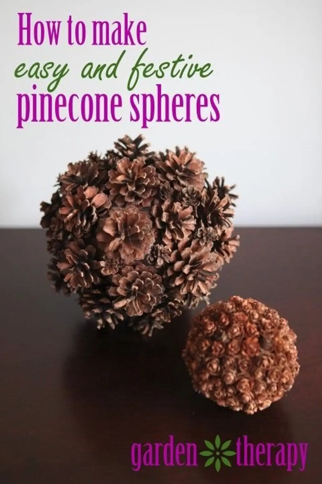 Pine Cone Spheres