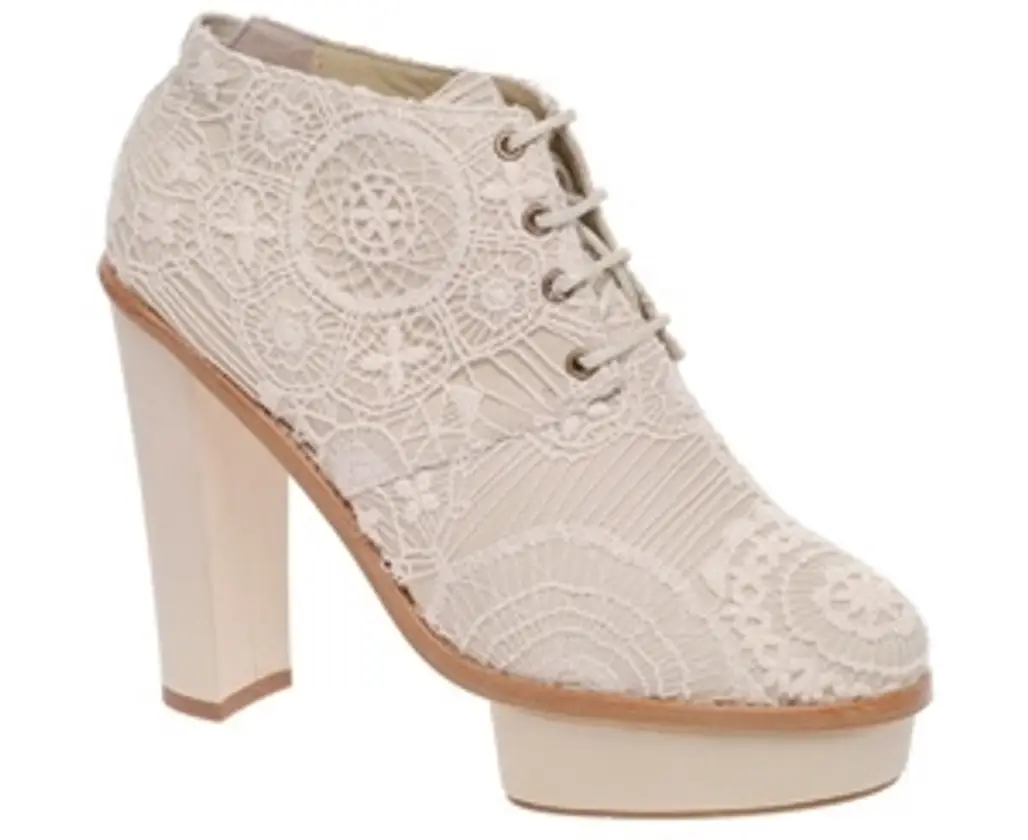 Opening Ceremony Chantal 5 Platform Lace Detail Shoe Boots