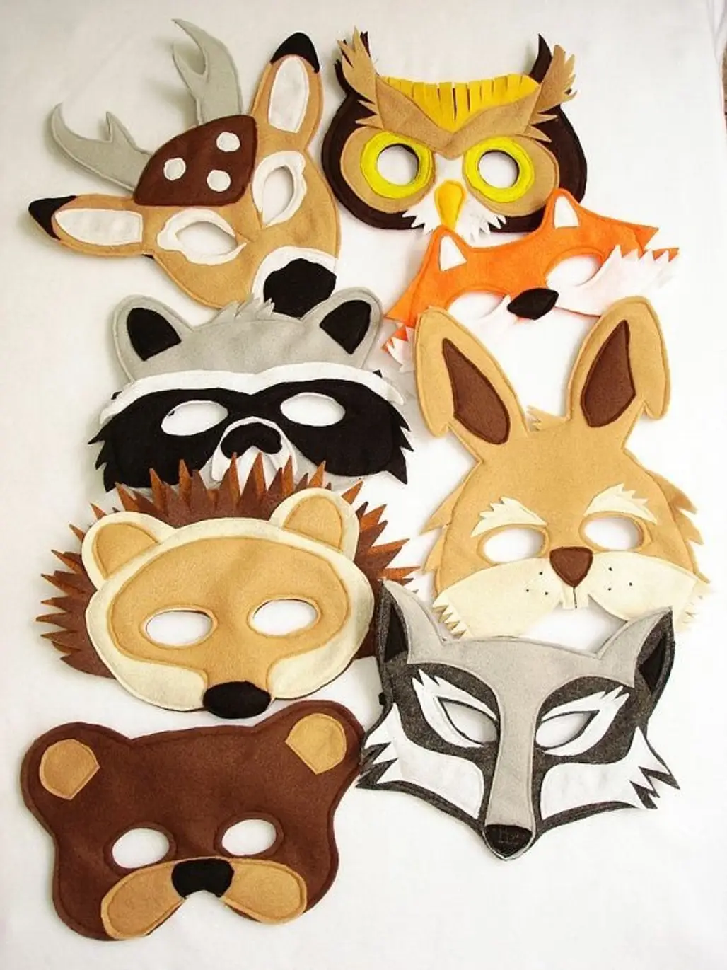 Animal Felt Masks