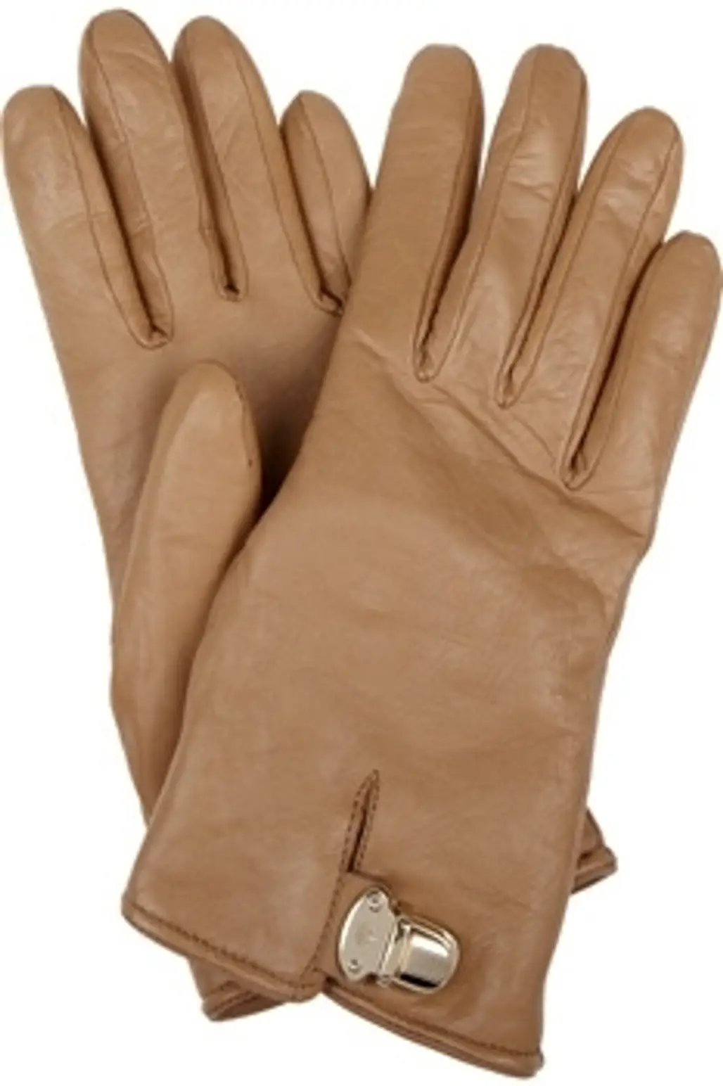 Mulberry Polly Push Lock Leather Gloves