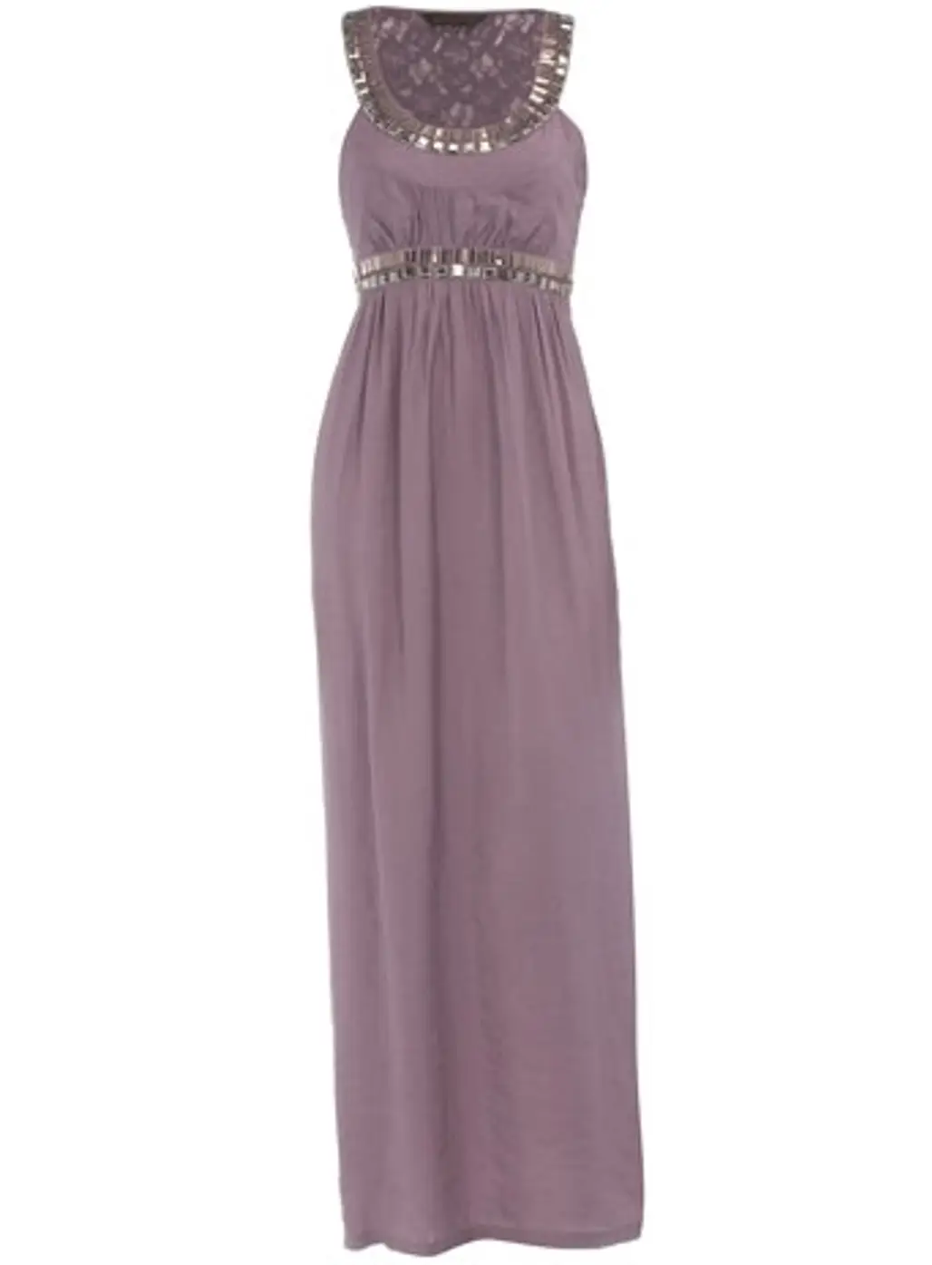 Dorothy Perkins Purple Embellished Maxi Dress