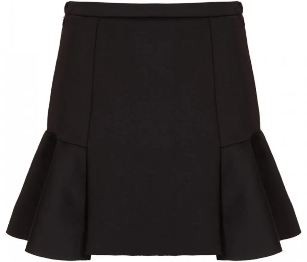 Topshop Fit and Flare Scuba Skirt