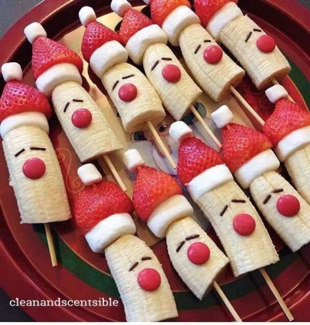 Edible Santas on Sticks