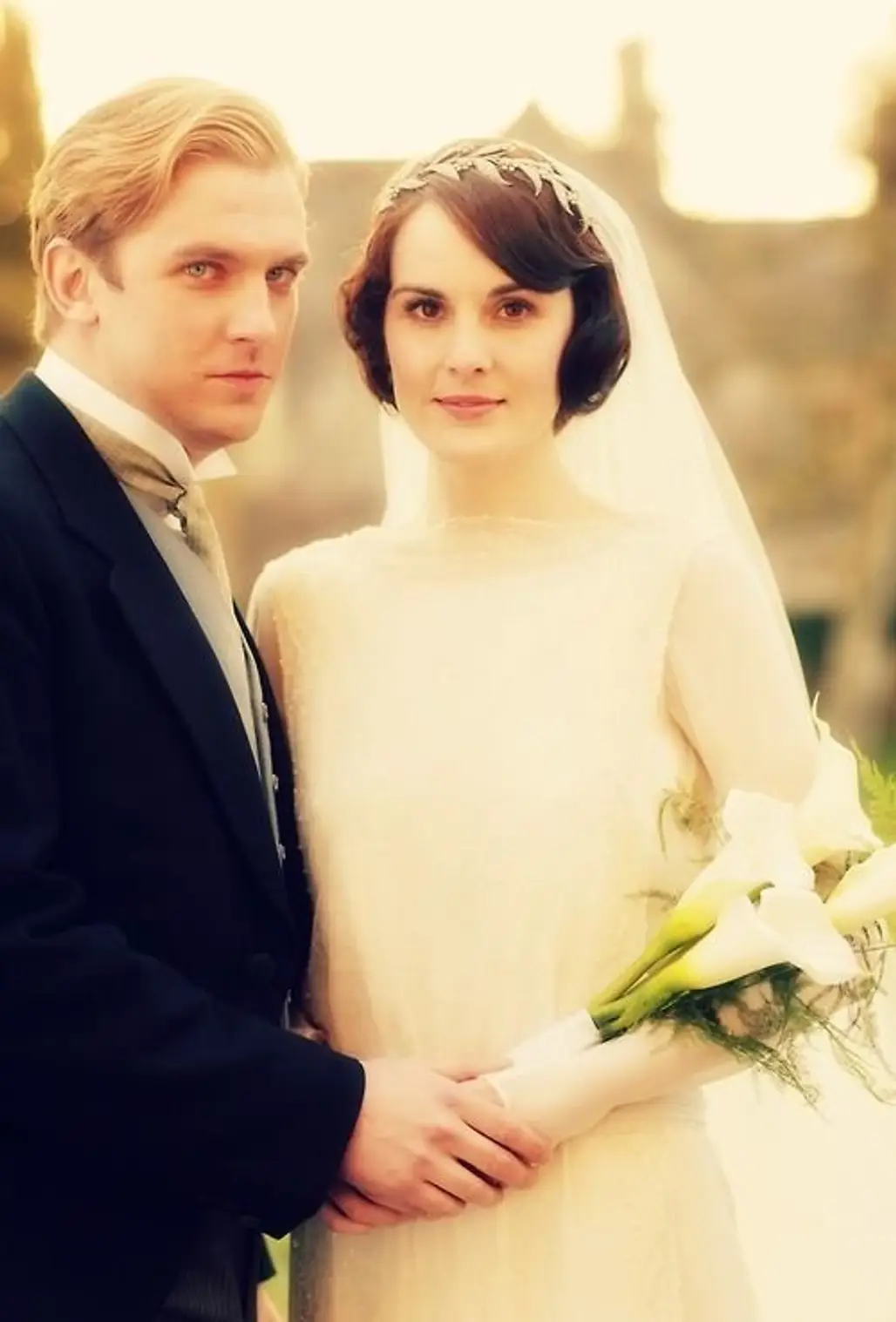 Dan Stevens & Michelle Dockery on "Downton Abbey"