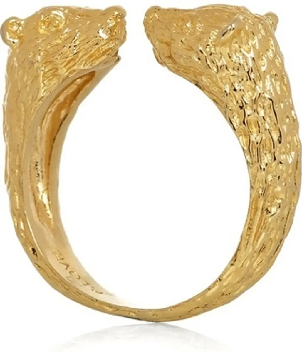 Pamela Love Bear14-karat Gold Vermeil Ring