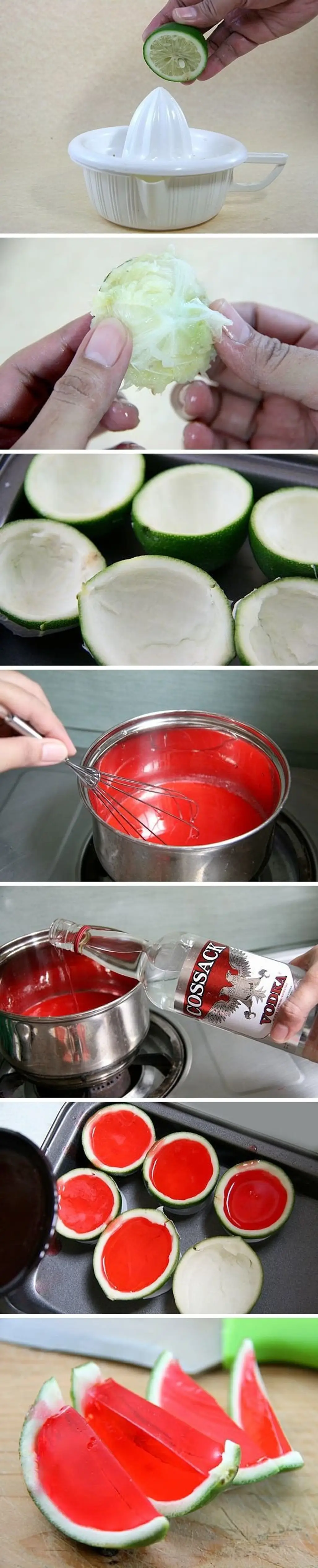 Watermelon Jell-O Shots