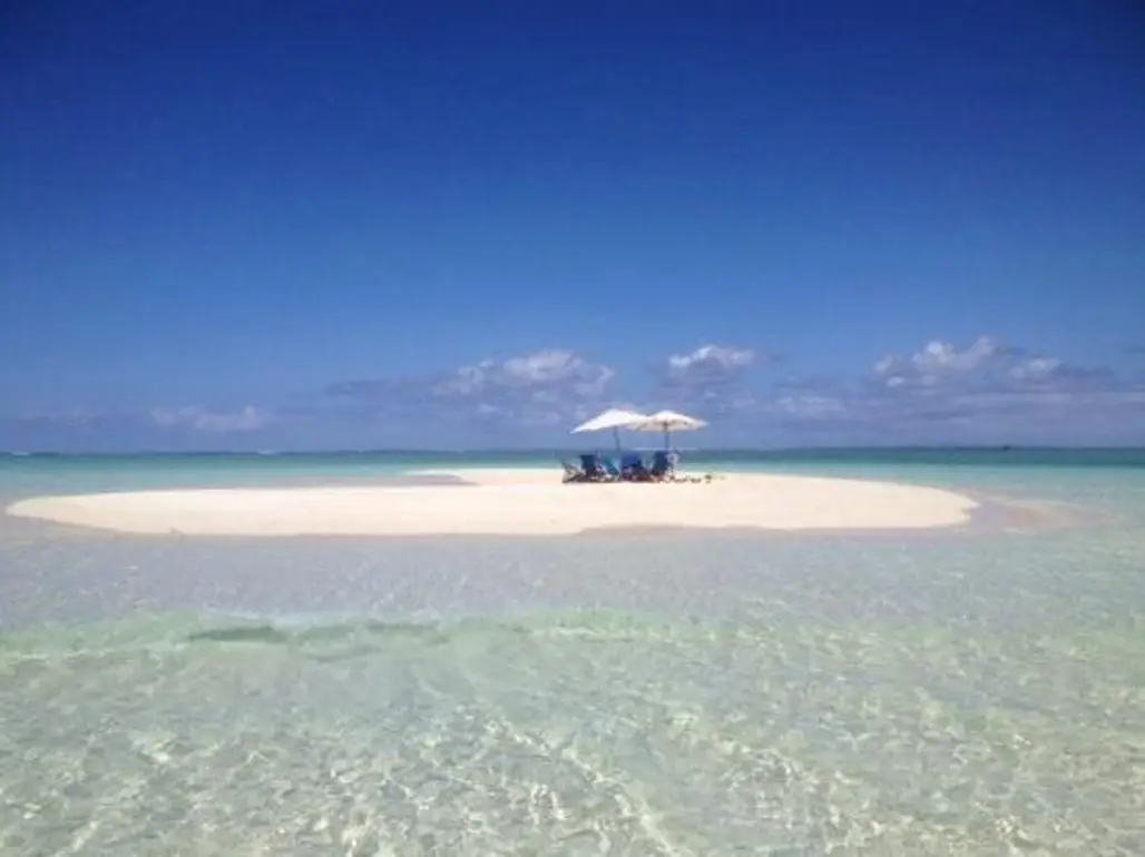 Deserted Sand Spit in Fiji